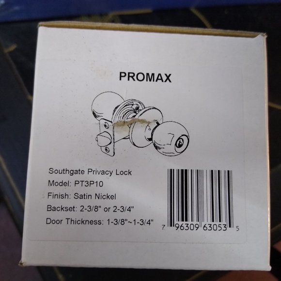 Southgate Privacy Lock PT3P10 Promax Door Knob - Picture 7 of 7